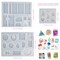 145pcs Resin Casting Silicone Molds Jewelry Making Pendant Craft Kit